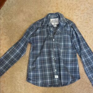 Frank & Eileen Navy Checkered Men's Shirt